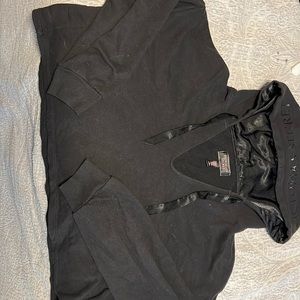 Victoria’s Secret silk hooded hoodie. This is a cropped hoodie.